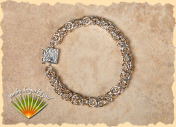 Siam Bracelet in Silver-Yellow and Gold