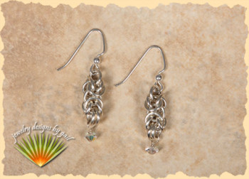 Siam Silver Earrings