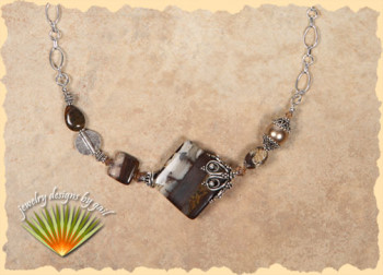 Zen Iron Jasper Necklace