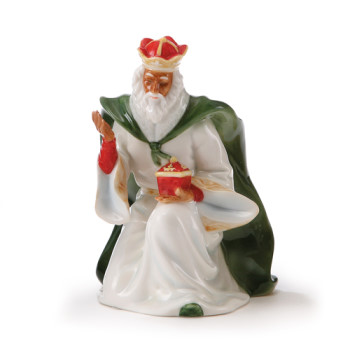 Divinity Nativity Sculptured Porcelain Figurine Wiseman-Myrrh