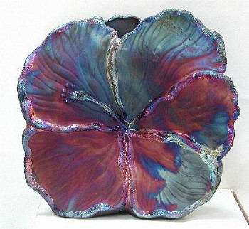 Large Hibiscus Vase