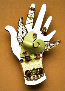 Healing Hand & Heart Pin