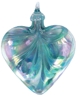 Classic Series Jade Mosaic Heart Ornament