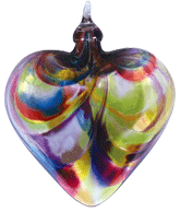 Classic Series Rainbow Heart Ornament