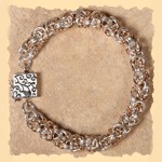 Siam Bracelet in Silver-Rose and Gold