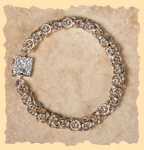 Siam Bracelet in Silver-Yellow and Gold