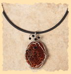 Obi Fire Agate Pendant