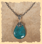 Yukata Chrysocolla Pendant