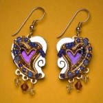 Golden Heart Earrings