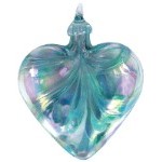 Classic Series Jade Mosaic Heart Ornament